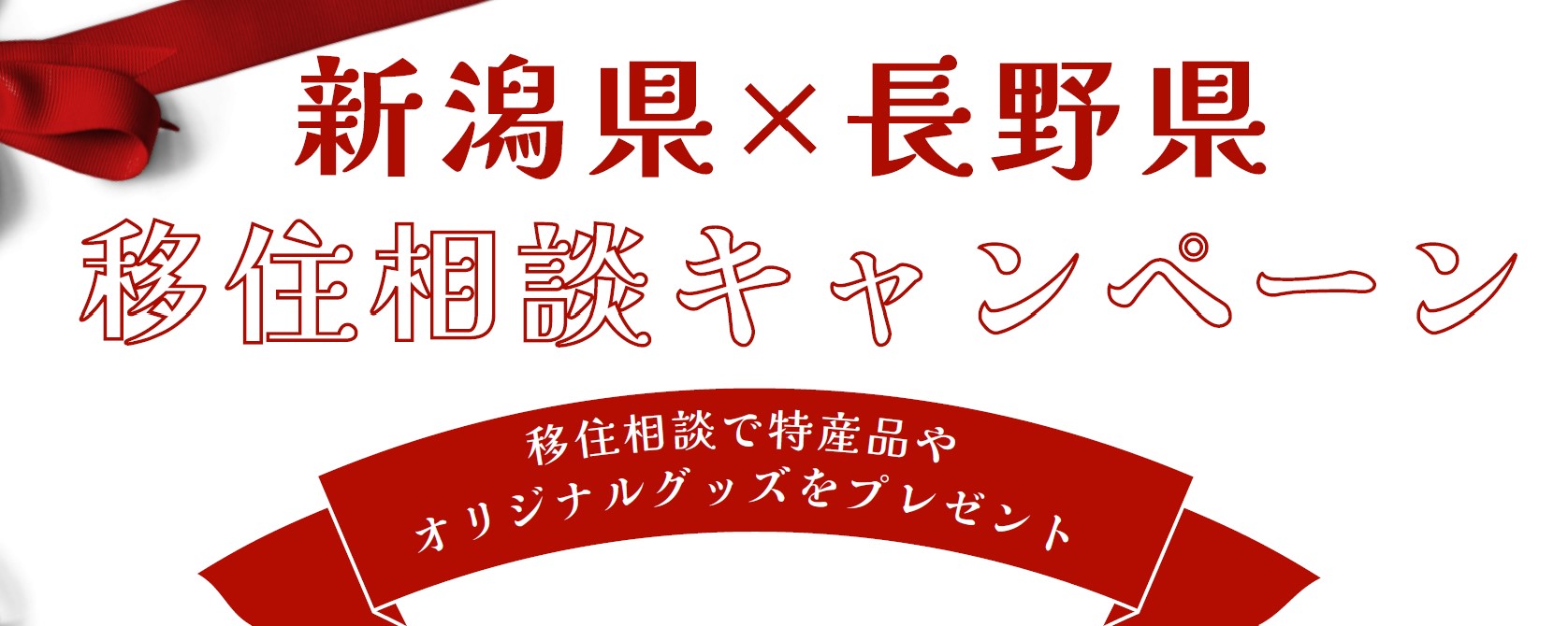 新潟県✕長野県　連携企画「移住相談合同キャンペーン」を実施中です！