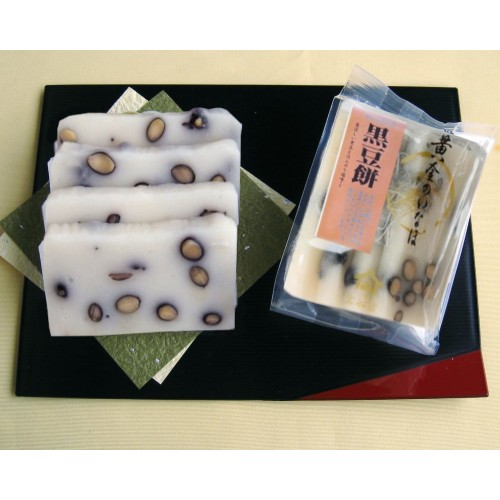 杵つき餅「黄金のいなほ」黒豆餅４枚