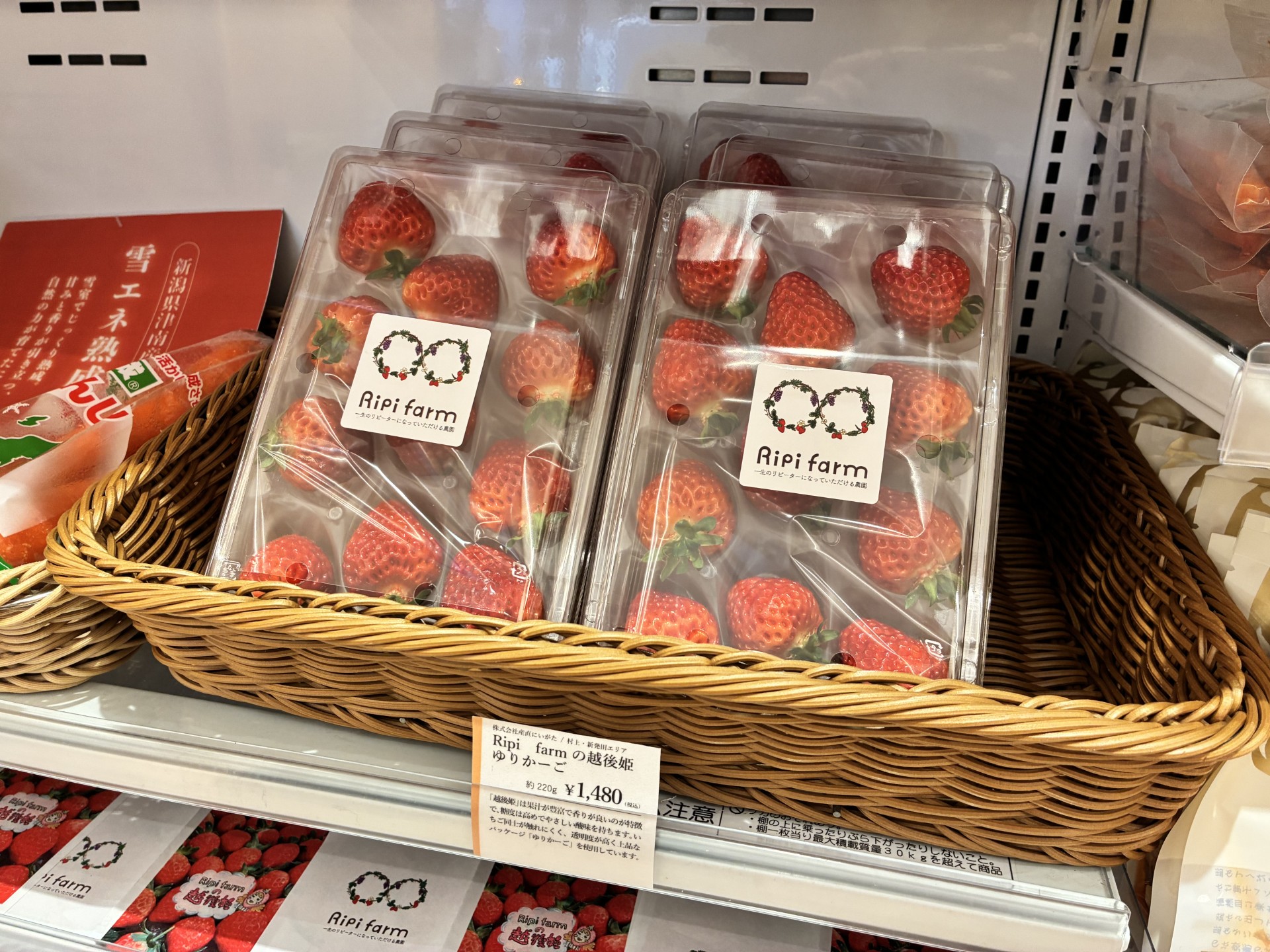 3/24更新★店舗生鮮品情報（越後姫・雪エネ熟成人参等）