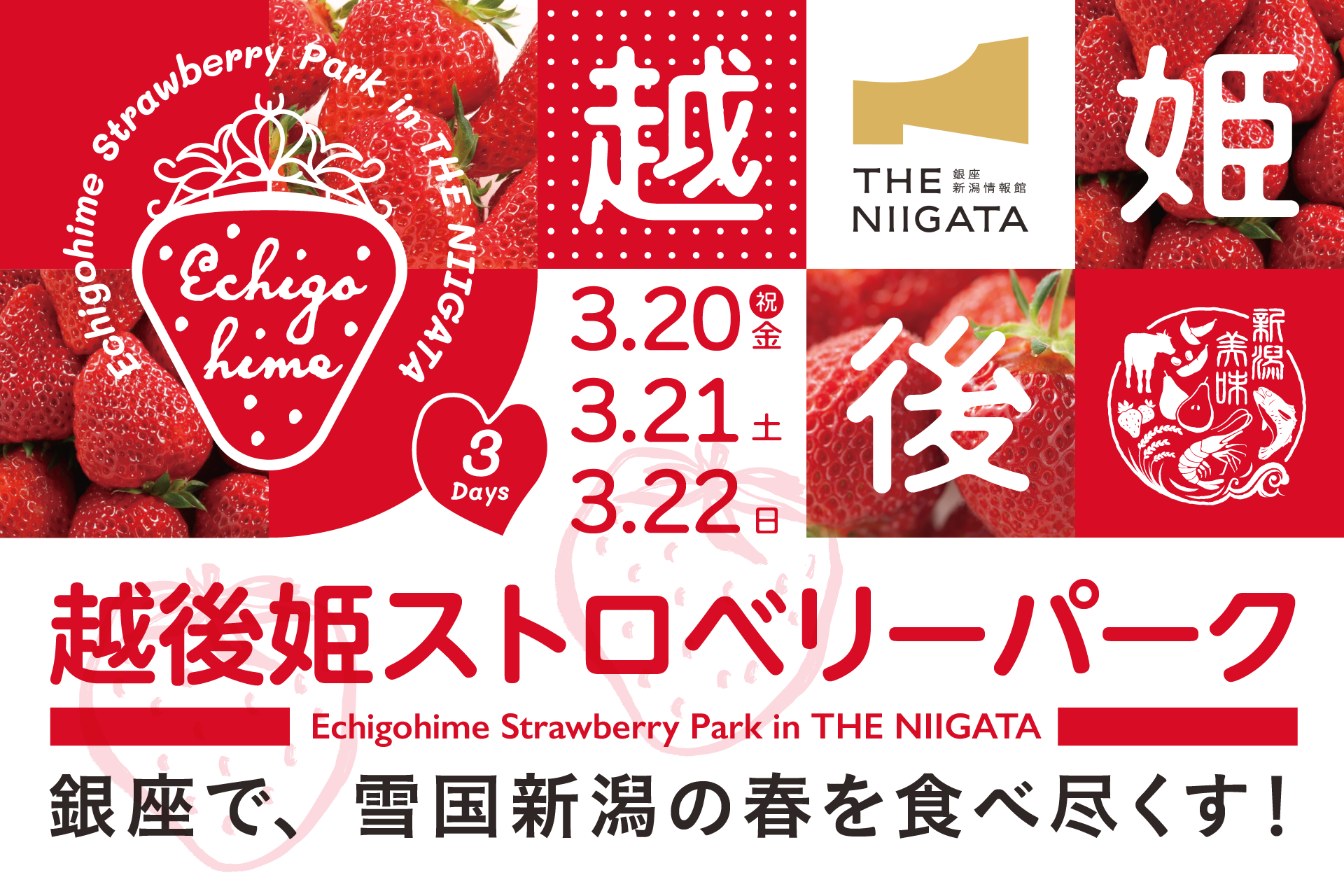 越後姫ストロベリーパーク in THE NIIGATA 2026（事前告知）